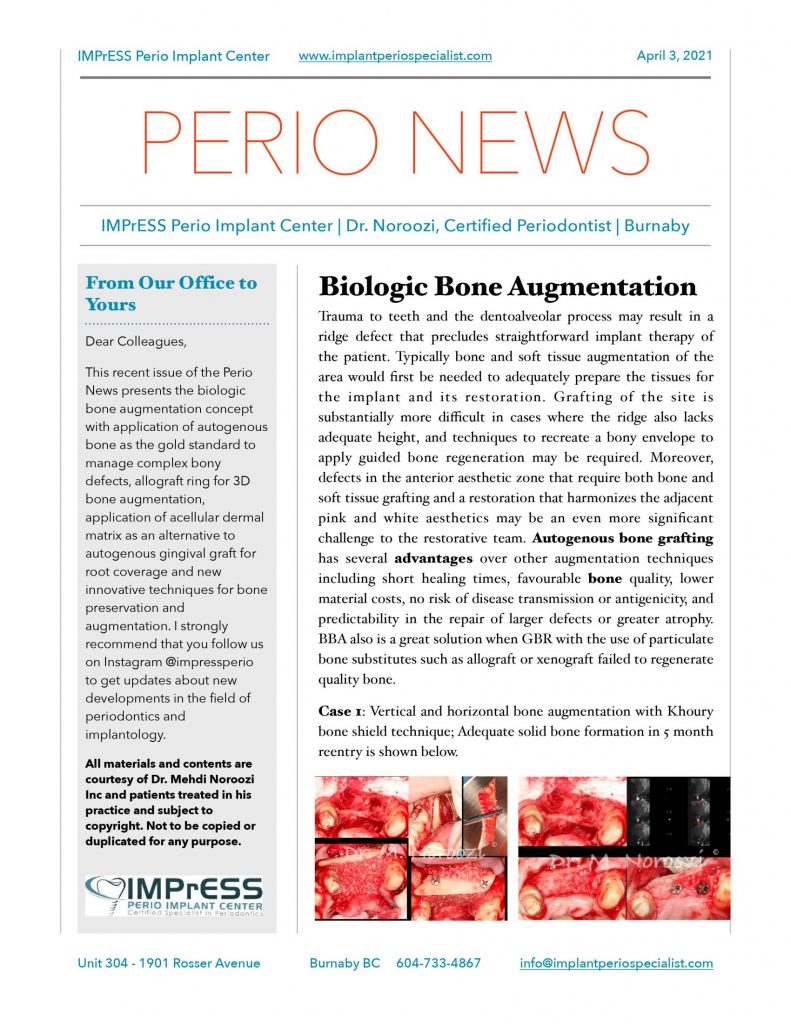IMPrESS Perio News Letter